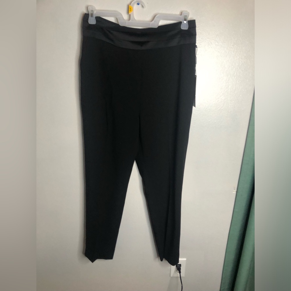 Calvin Klein Black Suit Dress Pants Size 12 NWT Women
